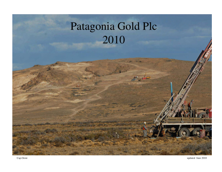 patagonia gold plc g 2010