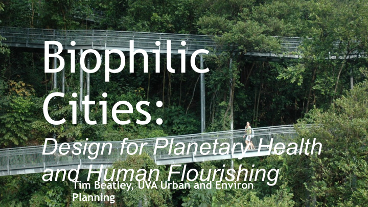 biophilic cities