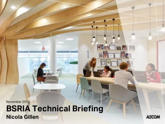 BSRIA Technical Briefing  Nicola Gillen  Forecasting the future of work Our Blog   People,