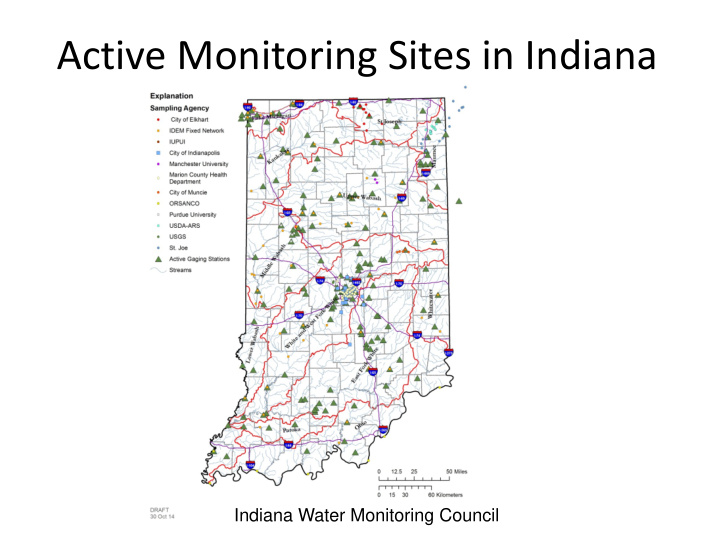 active monitoring sites in indiana
