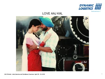 LOVE AAJ KAL  1  4th CII India - Latin America and Caribbean Conclave  April 29  30, 2010