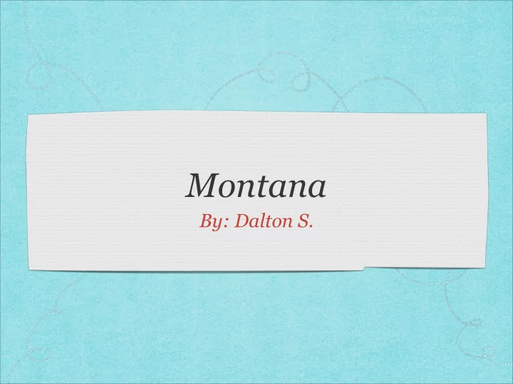 montana