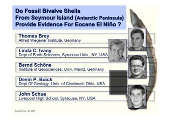 Do Fossil Bivalve Shells  Do Fossil Bivalve Shells  From Seymour Island ( From Seymour Island (