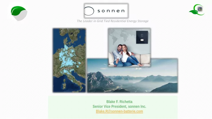 senior vice president sonnen inc