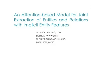 An Attention-based Model for Joint  Extraction of Entities and Relations  with Implicit Entity