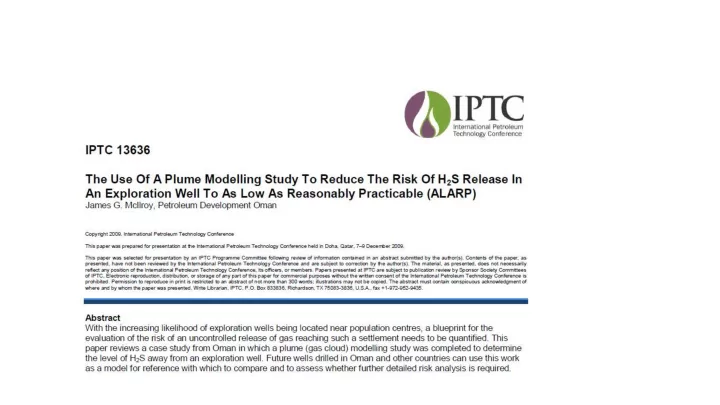 to quantify the risk of an uncontrolled release of