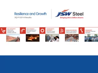 2QFY14 Results Presentation  1 Key highlights  3QFY14  Highest ever     Crude Steel
