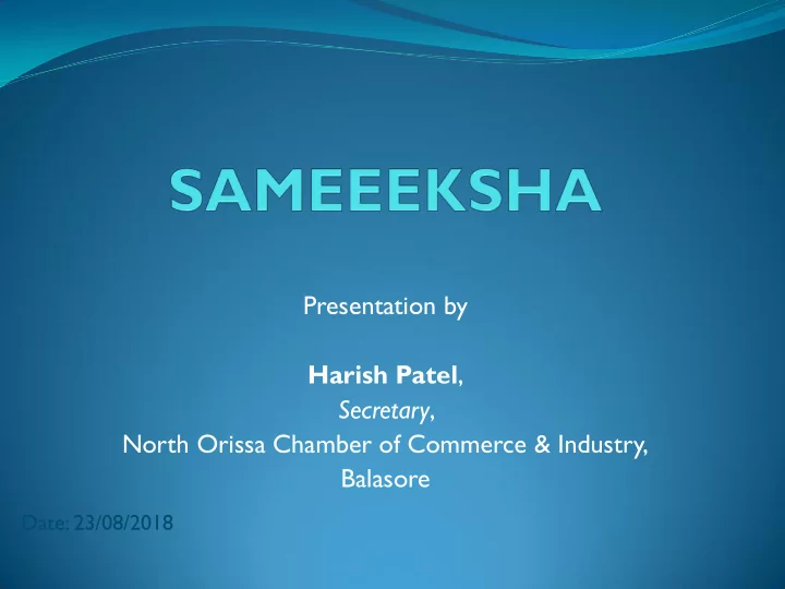 presentation by