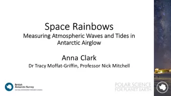 Anna Clark  Dr Tracy Moffat-Griffin, Professor Nick Mitchell  NASA/JSC/ESRS  +  3