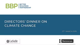 Hotting Up  Prof Chris Rapley CBE  University College London  @ChrisRapley3131  410.85  We have