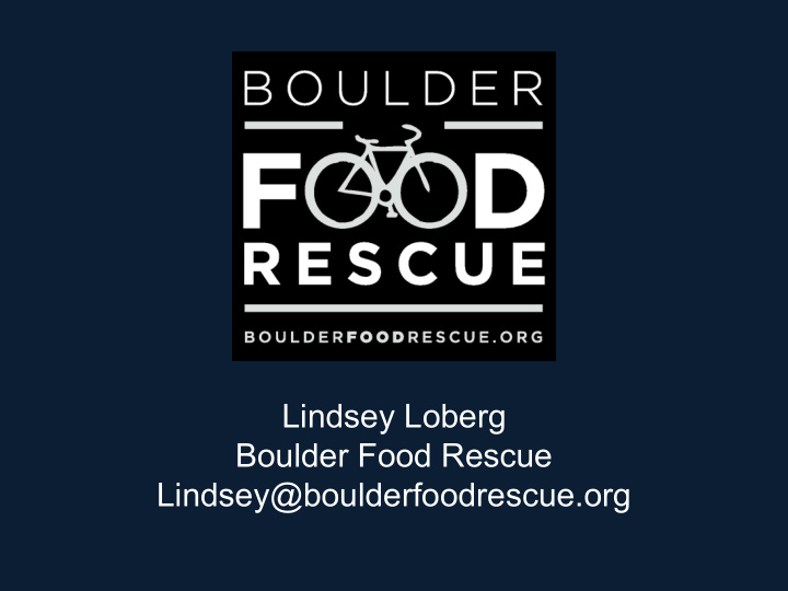 lindsey loberg boulder food rescue lindsey