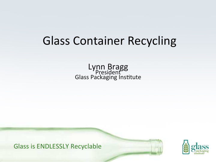 glass container recycling