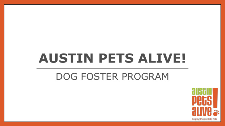 austin pets alive