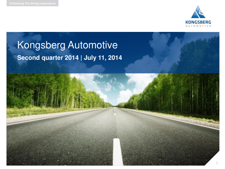 kongsberg automotive