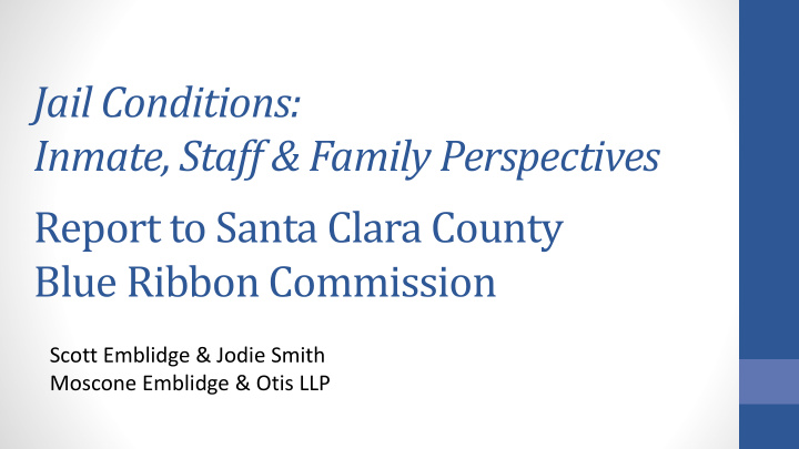 report to santa clara county blue ribbon commission