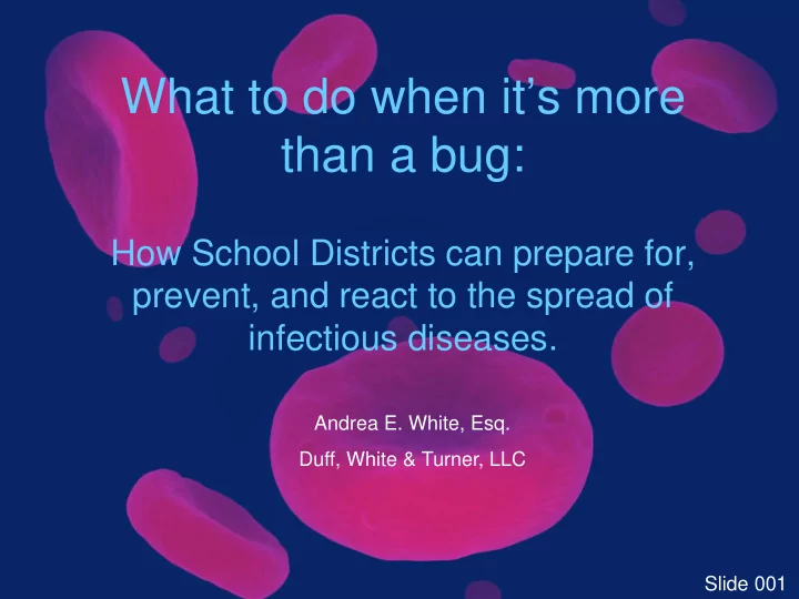what to do when it s more than a bug