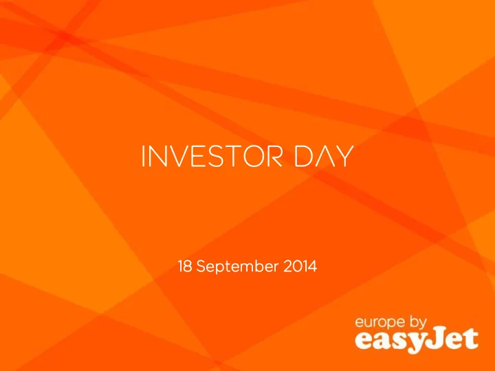 investor day