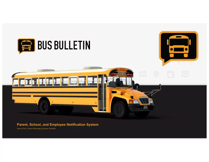 parent school and employee notification system