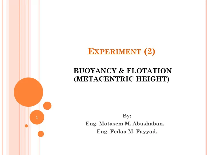 e xperiment 2