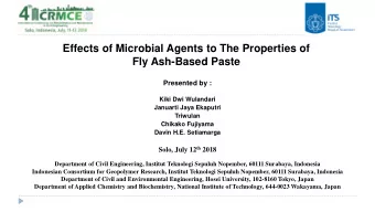 Fly Ash-Based Paste  Presented by :  Kiki Dwi Wulandari  Januarti Jaya Ekaputri  Triwulan  Chikako