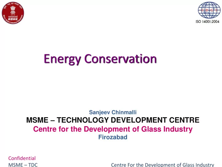 energy conservation