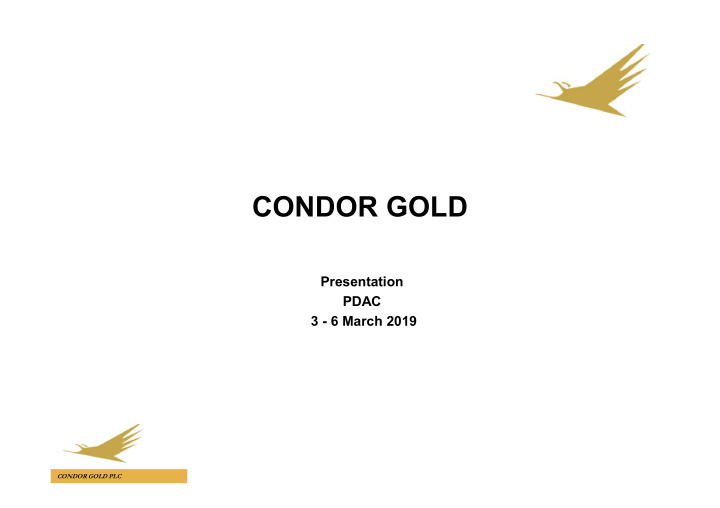 condor gold
