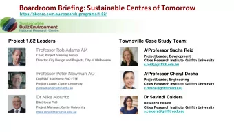 Boardroom Briefing: Sustainable Centres of Tomorrow  https://sbenrc.com.au/research-programs/1-62/