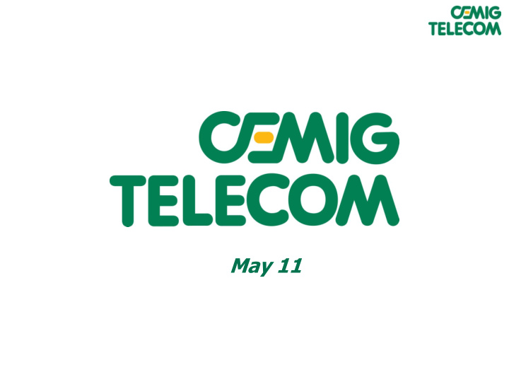 may 11 about cemigtelecom