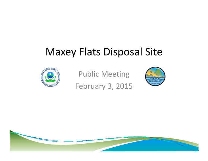 maxey flats disposal site