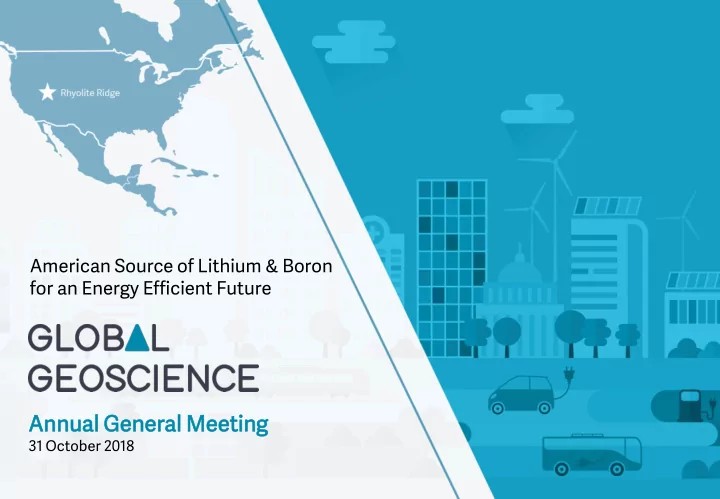 ann nnual gen eneral meeting