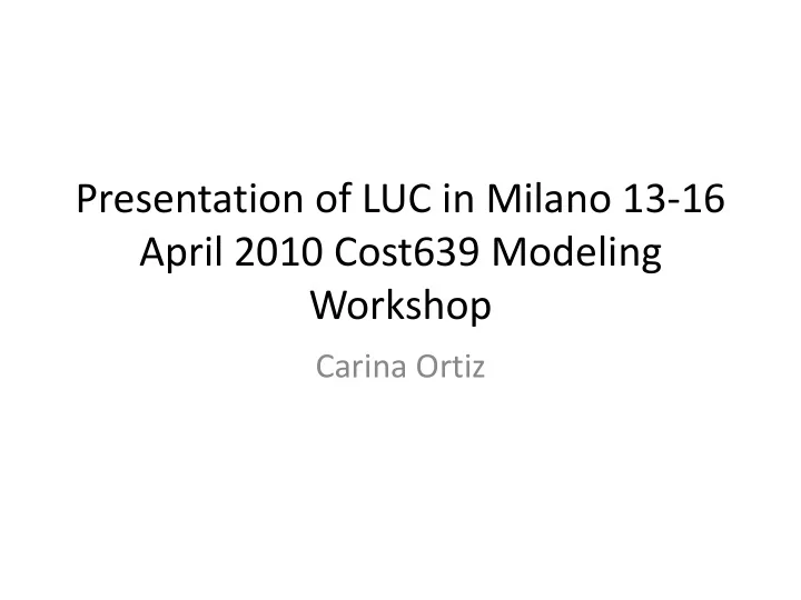 workshop