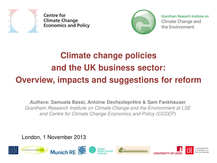 overview impacts and suggestions for reform