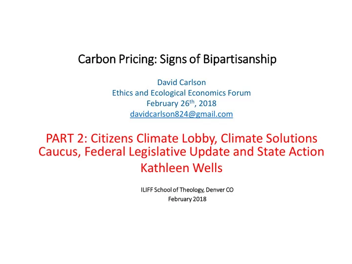 part 2 citizens climate lobby climate solutions