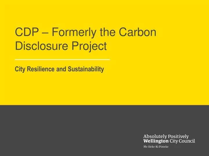 disclosure project