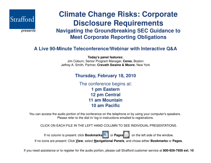 climate change risks corporate disclosure requirements