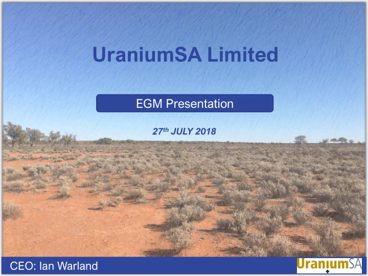 uraniumsa limited