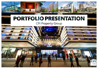 CPI Property Group  management know how   Asset management &amp; property   Proven track