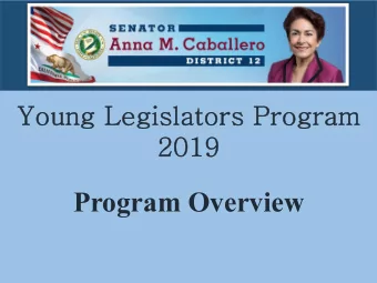 Program Overview  Participants  When : June 22- July 18, 2019  Where : City of Greenfield and