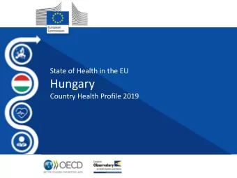Hungary  Country Health Profile 2019  Country Health Profile  Health in Hungary  LE at birth in