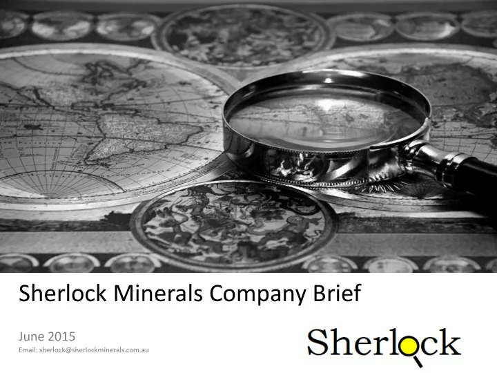 sherlock minerals company brief