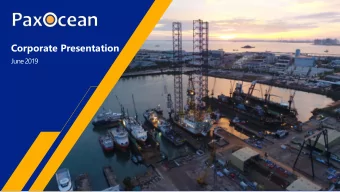 Corporate Presentation  June 2019  Our Parentage  PROPERTIES  HOSPITALITY  Maritime  FOOD &amp;