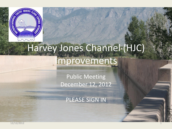 harvey jones channel hjc improvements