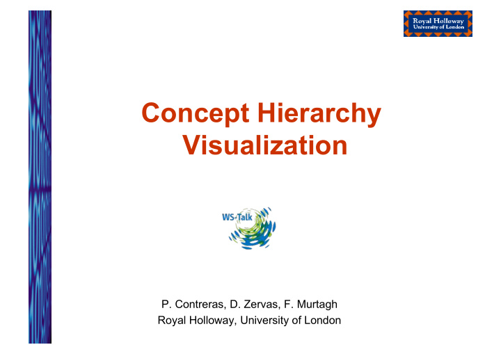 concept hierarchy visualization
