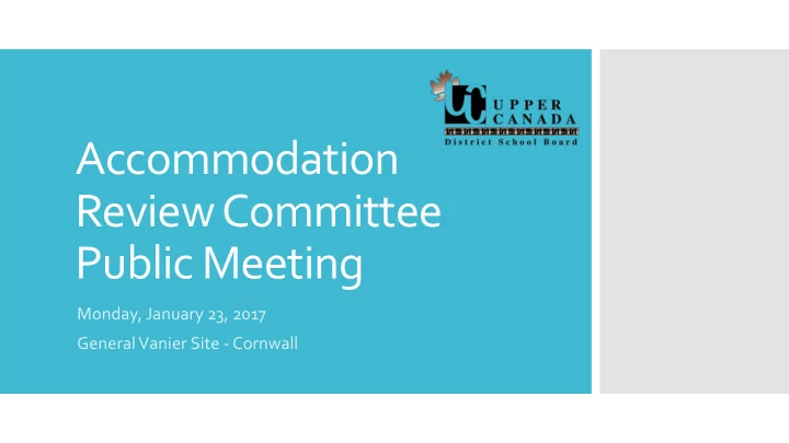 accommodation