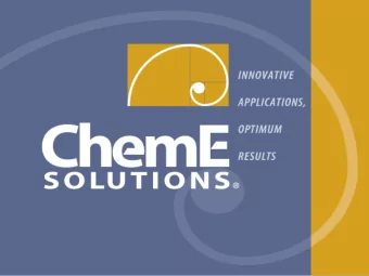 Re- Thinking Chlorine Dioxide  Chlorine Dioxide genera/on technology has not been changed  since