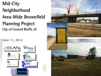 Mid  id-City  ity  Neighbor  hborhood  hood  Are  rea-Wid  ide B  Bro  rownfie  field  Plan