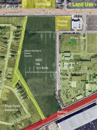 Land Use  Commercial  Frontage  Property  Xmas Tree  Adjacent Greenbelt &amp;  Pipeline  Easement