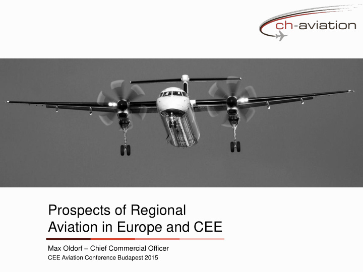 prospects of regional aviation in europe and cee