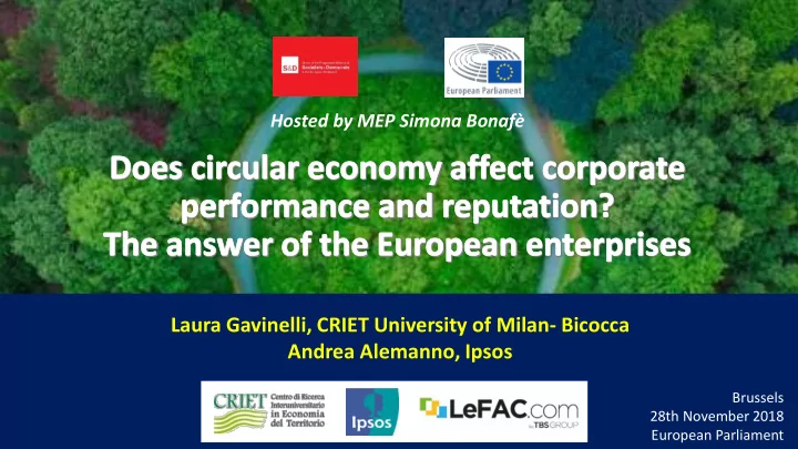 laura gavinelli criet university of milan bicocca andrea