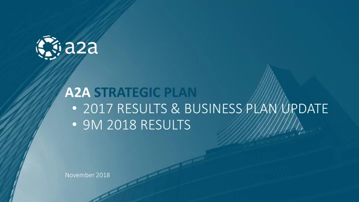 a2a strategic plan